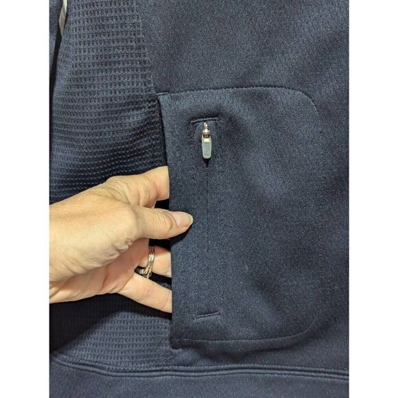 Cutter & Buck Navy Blue Women's Knit Football Hall of Fame Zip Front Jacket Size - Picture 6 of 9